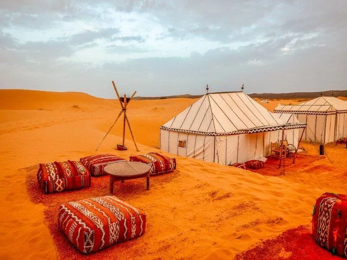 Desert Luxury Camp for our travelers